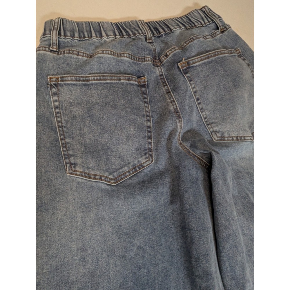FIRE & RAIN Wide Leg Jeans Womens Size 9 Denim High Rise Stretch Medium Wash - Picture 11 of 15